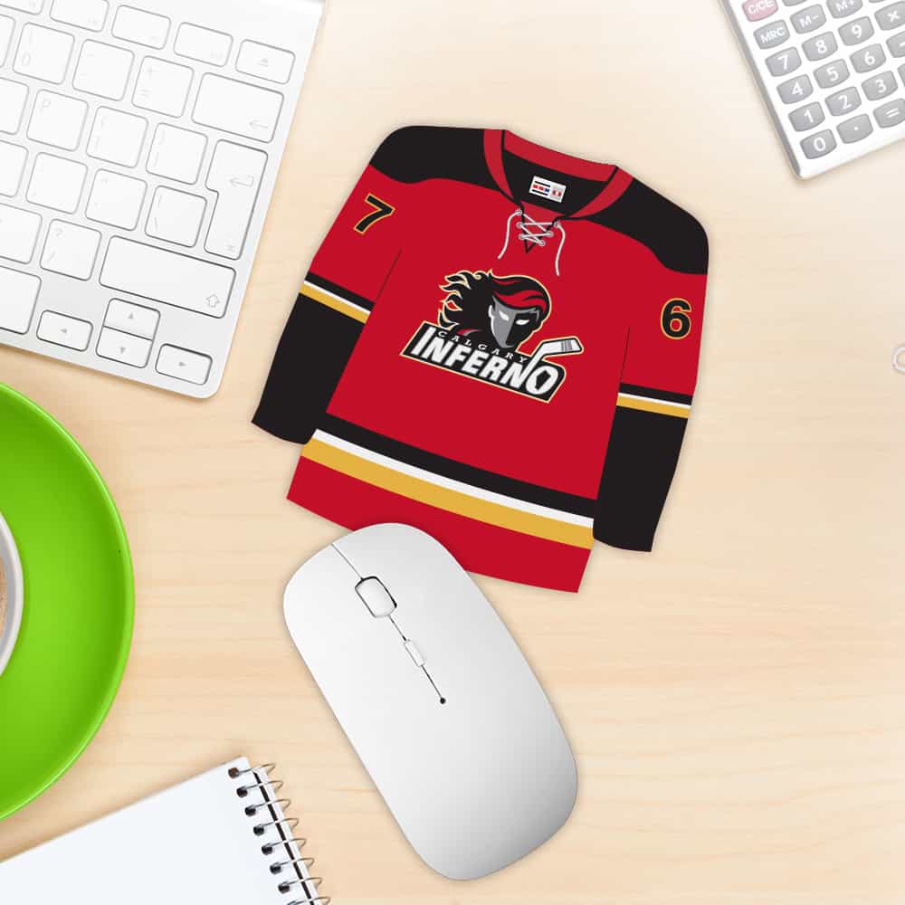 Tapis de souris, Forme - Chandail de hockey miniature 1