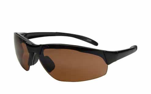 Lunettes de soleil en plastique semi-rimless grande taille Sport Wrap miniature 1