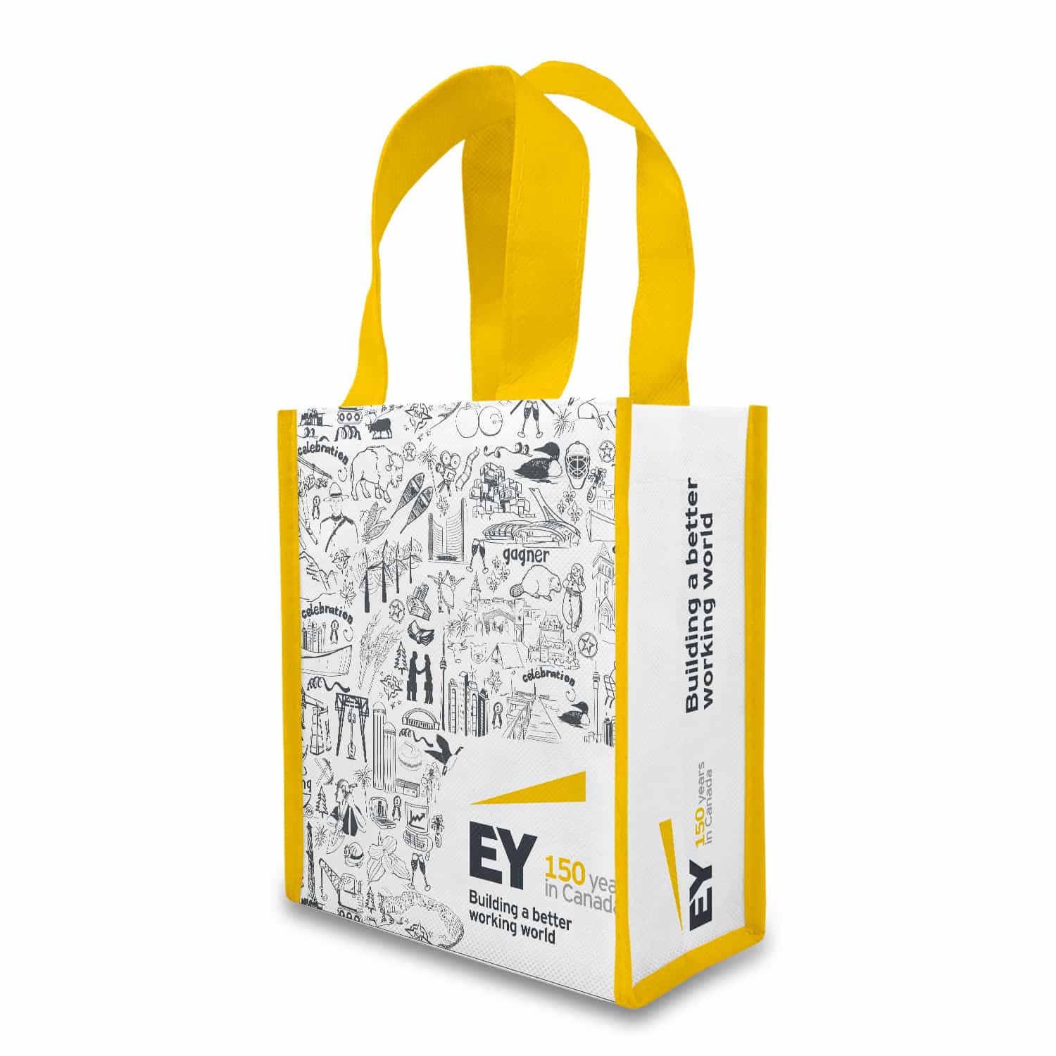 Sac non-tissé recyclé - Sac cadeau miniature 1