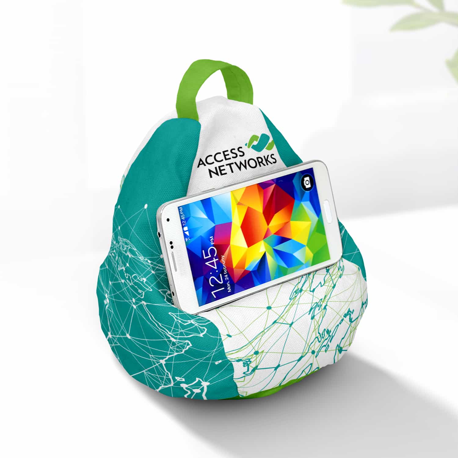 Chaise en bean bag pour téléphone cellulaire miniature 1