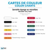 Serviette de golf en microfibre avec tête sublimée miniature 6