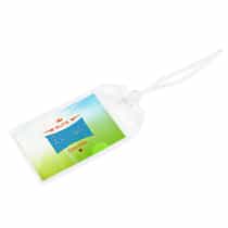 Étiquette de bagages en PVC transparent miniature 4