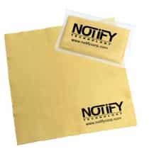 Chiffon de nettoyage en microfibre, Impression pad - 6" x 6" miniature 2