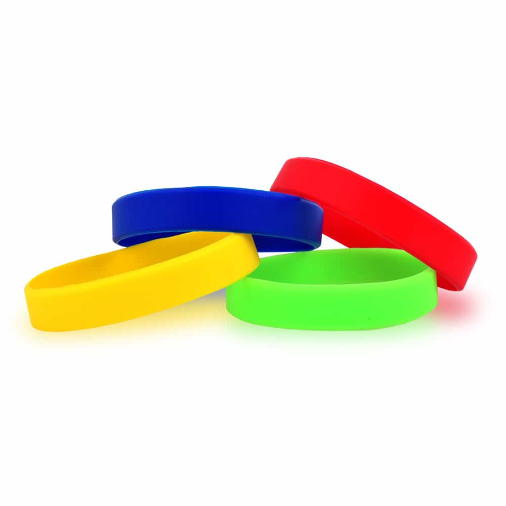 Bracelets en silicone de sensibilisation – Non imprimés miniature 1