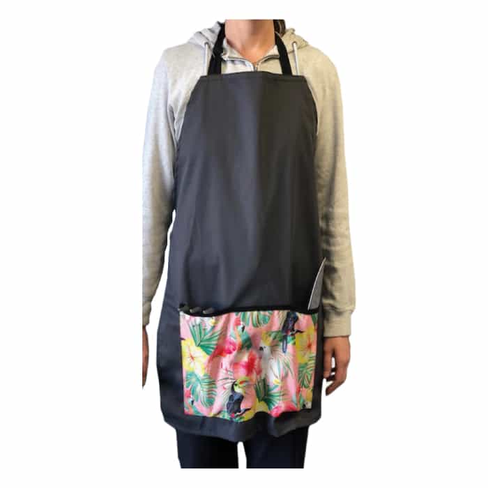 Tablier poly-twill avec poche sublimée miniature 2