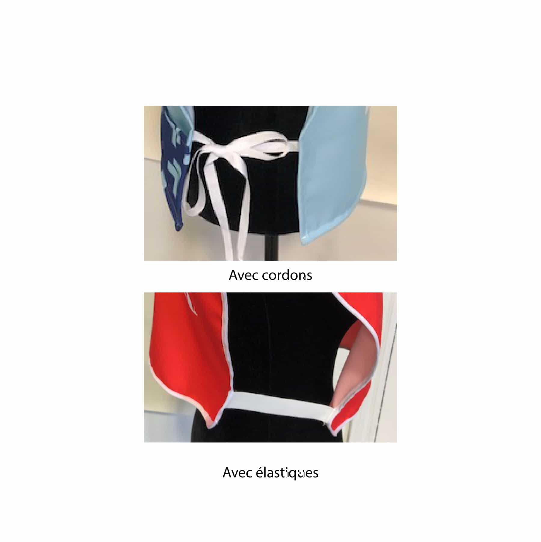 Dossard adulte avec poche miniature 2