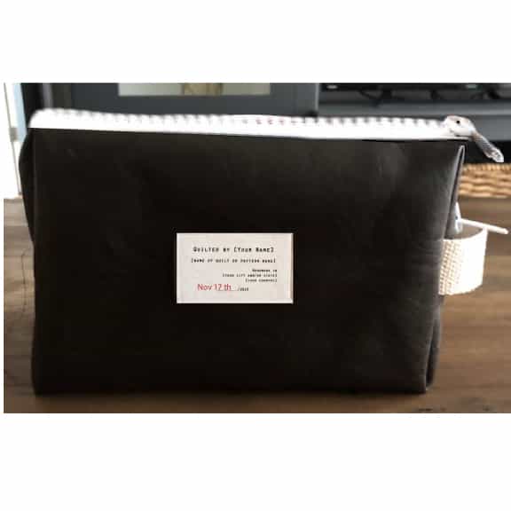 Grande trousse de toilette en cuir végane miniature 4