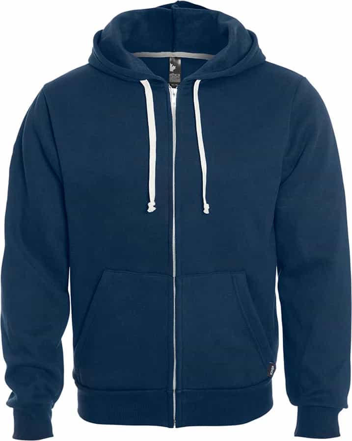 Hooded zip-up sweatshirt miniature 5
