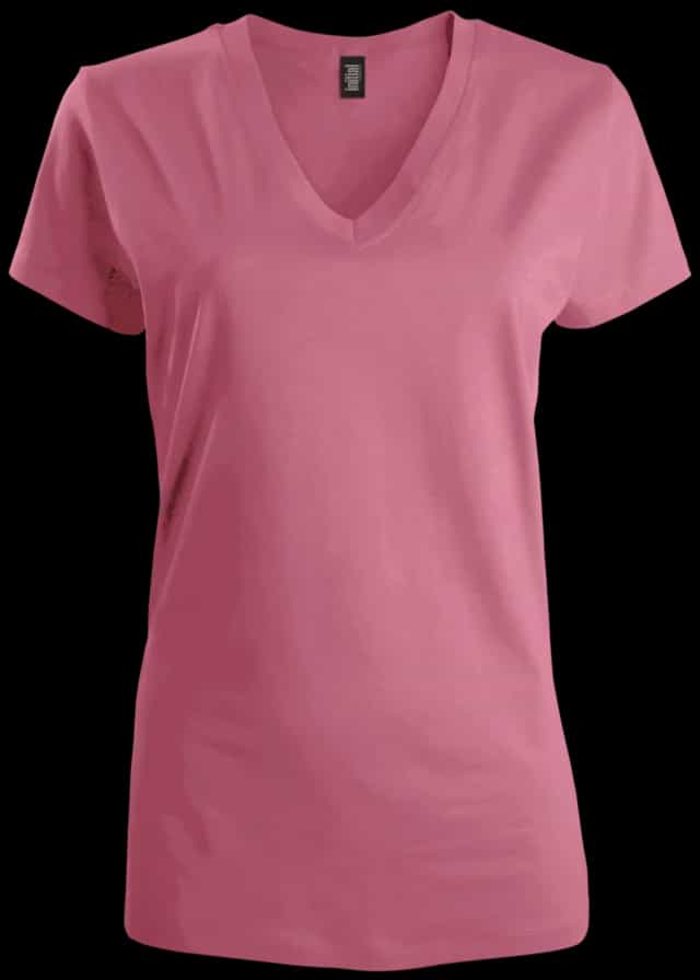 T-shirt col en V - Femme miniature 6
