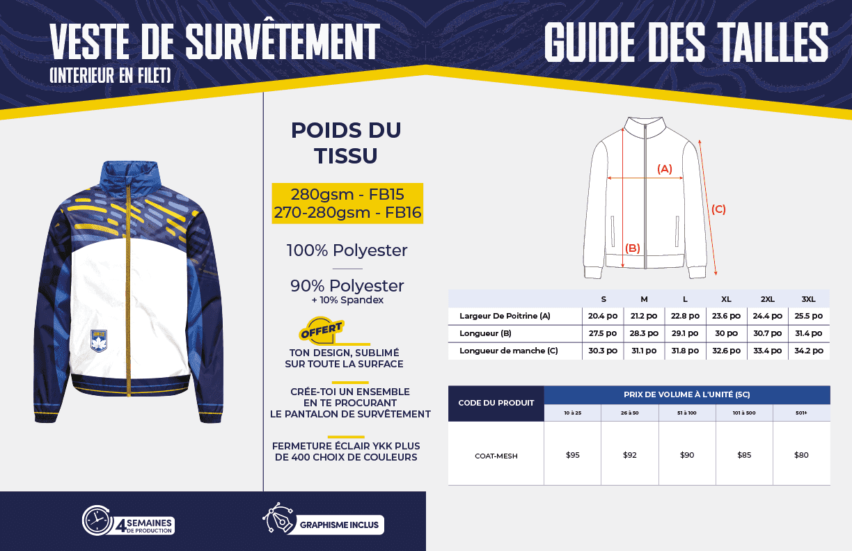 Veste de survêtement (Intérieur en filet) - Fabrik & Co. miniature 3