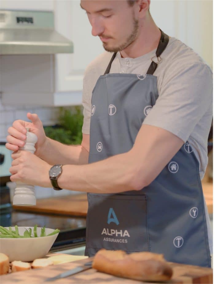 Tablier sublimé avec poche