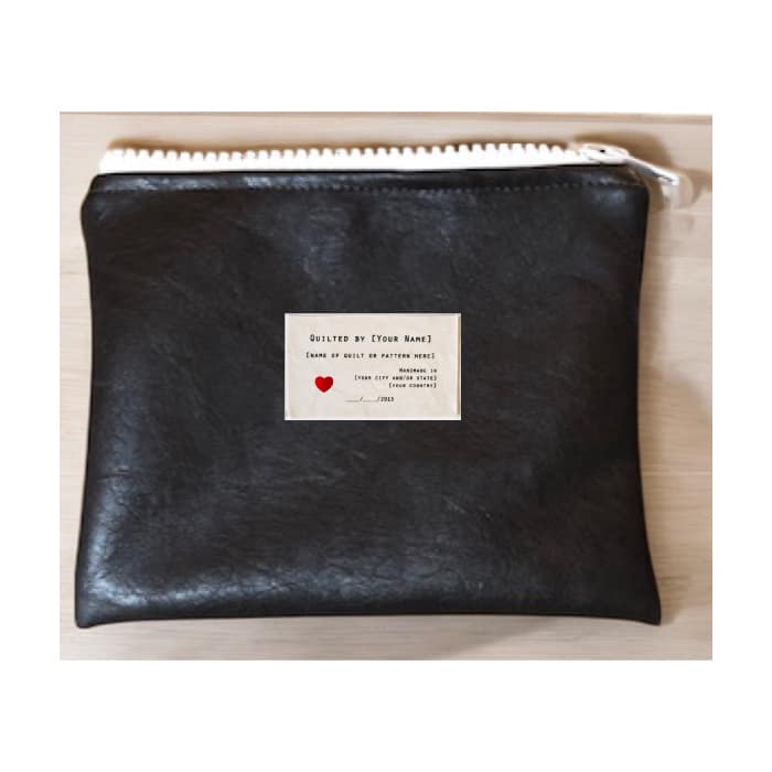 Petite pochette en cuir végane