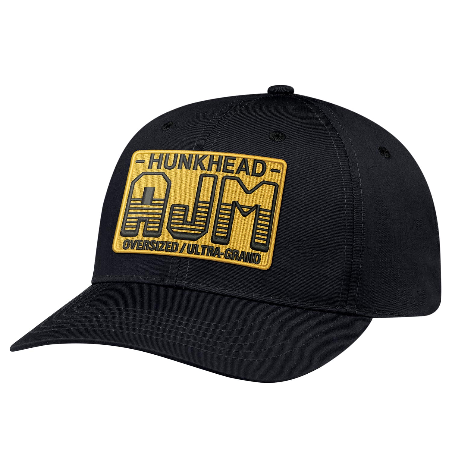 Casquette contournée surdimensionnée à 6 panneaux, Polycoton