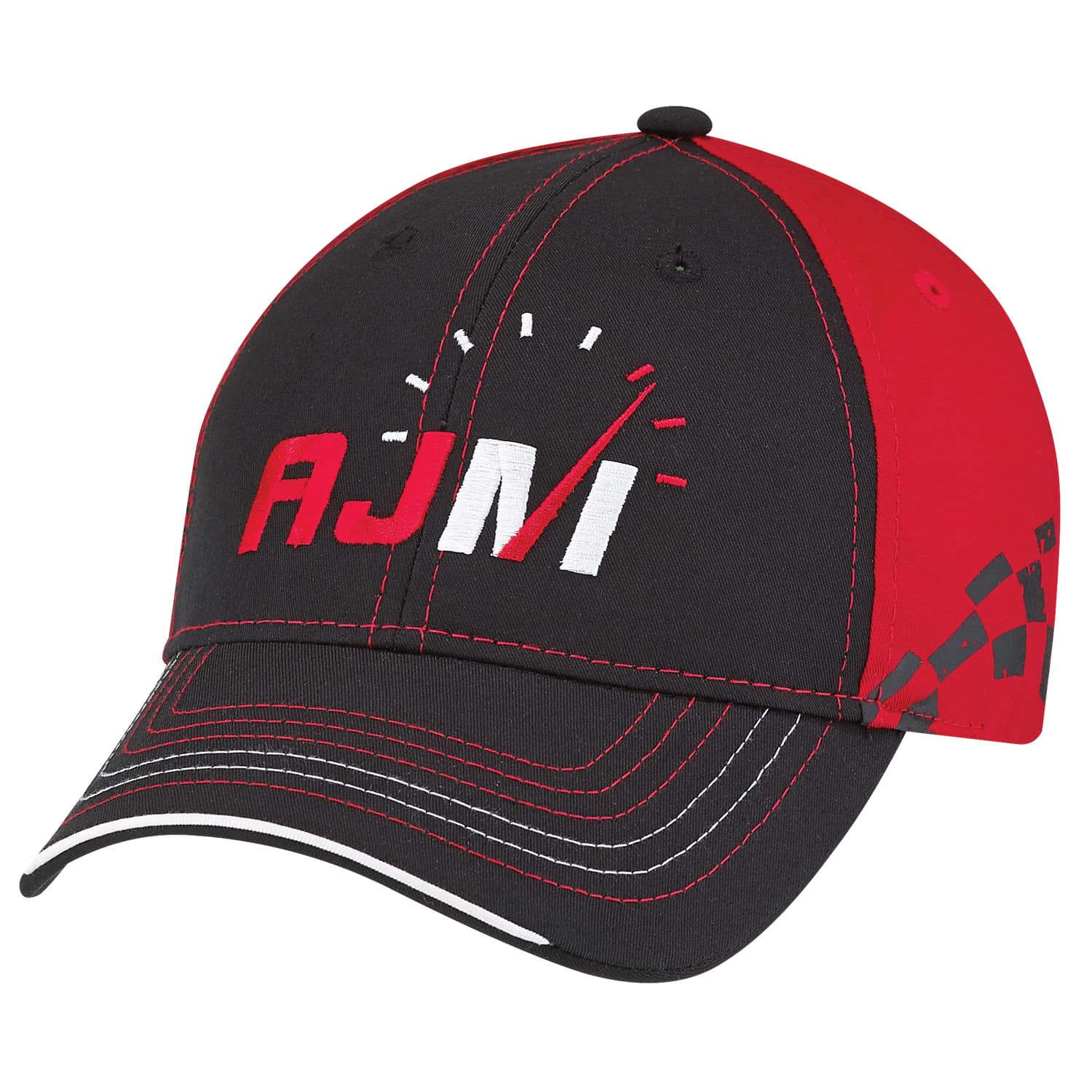 Polycoton, casquette ajustée à 6 panneaux (Racing)