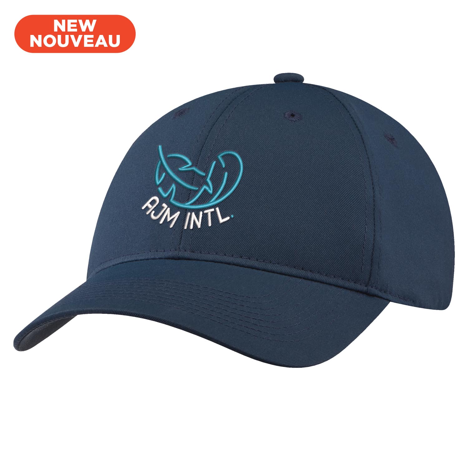 Chapeau en polyester "Cotton Touch" / 6 panneaux construit ajusté