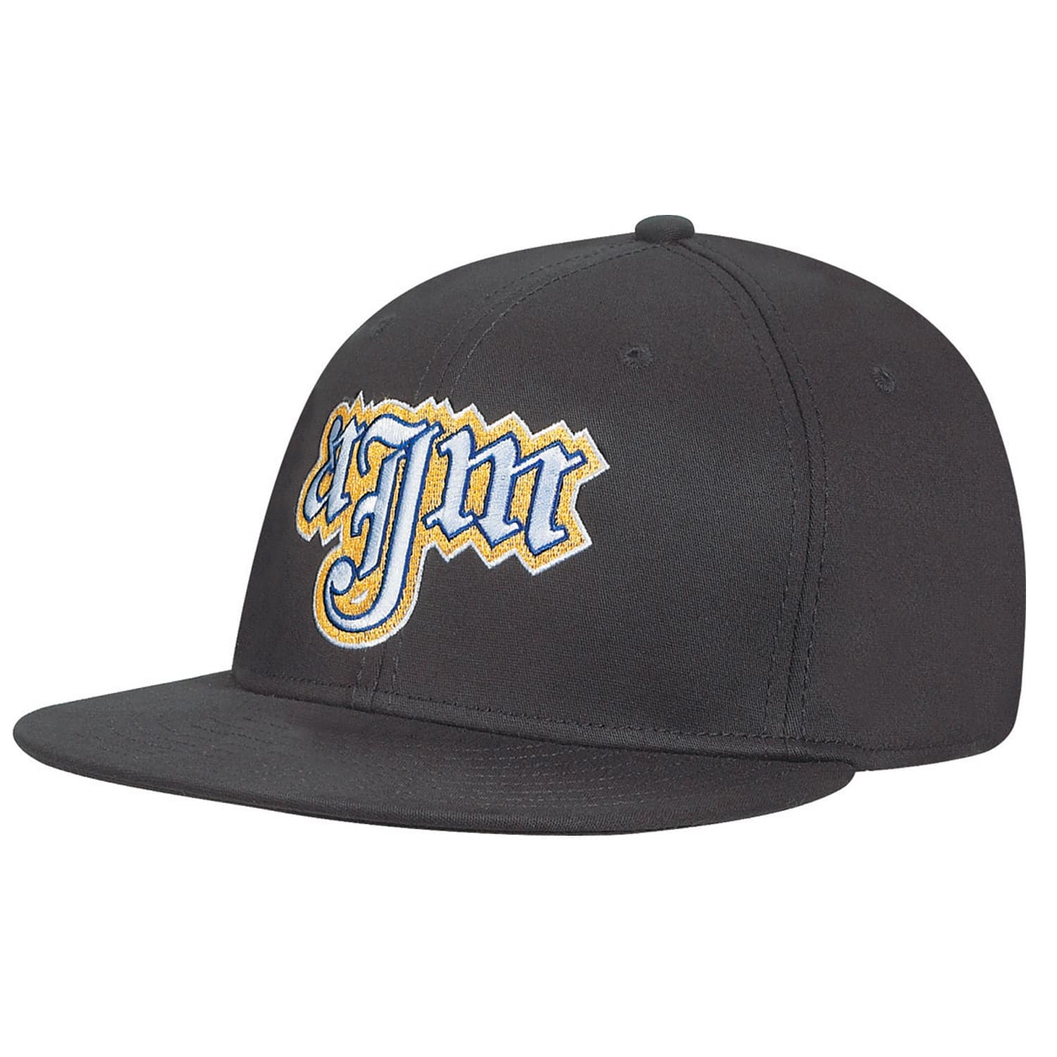 Casquette en coton drill et spandex, visière plate construite (A-Class, A-Flex)