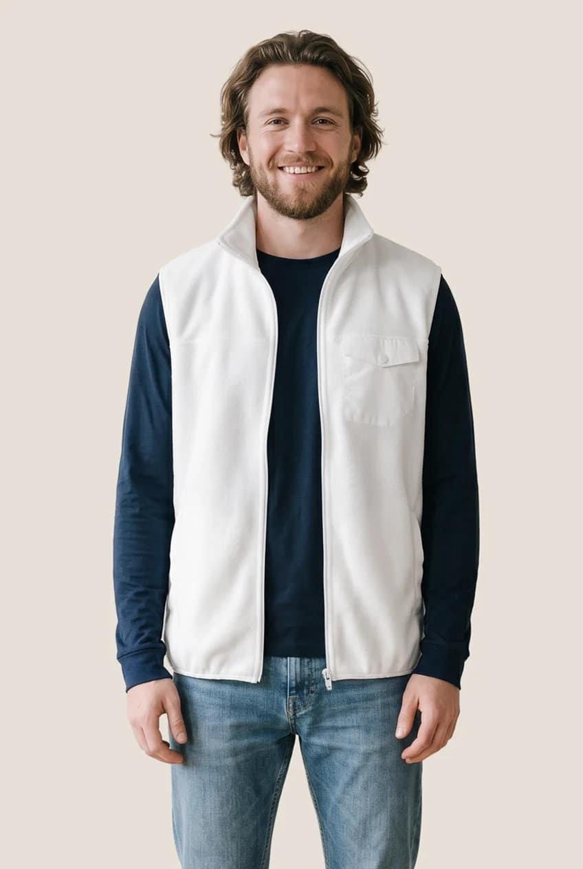 Veste polaire sans manches